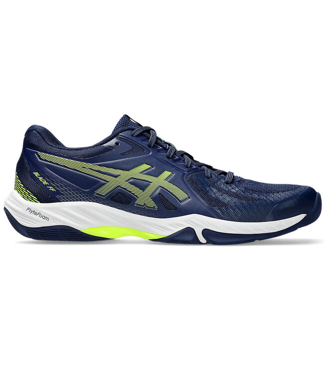 Asics Blade FF Men's Indoor Shoes - Blue Expanse/Safety Yellow @ Lowest Price