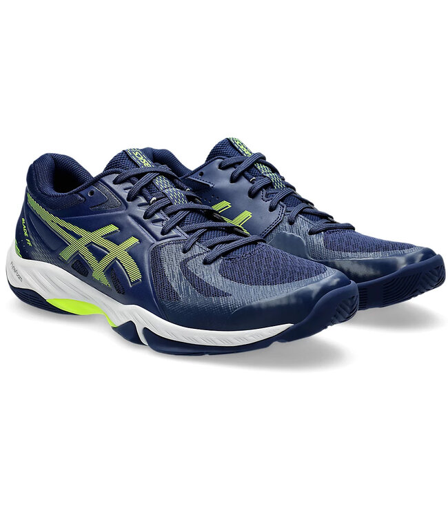 Asics Blade FF Men's Indoor Shoes - Blue Expanse/Safety Yellow @ Lowest Price