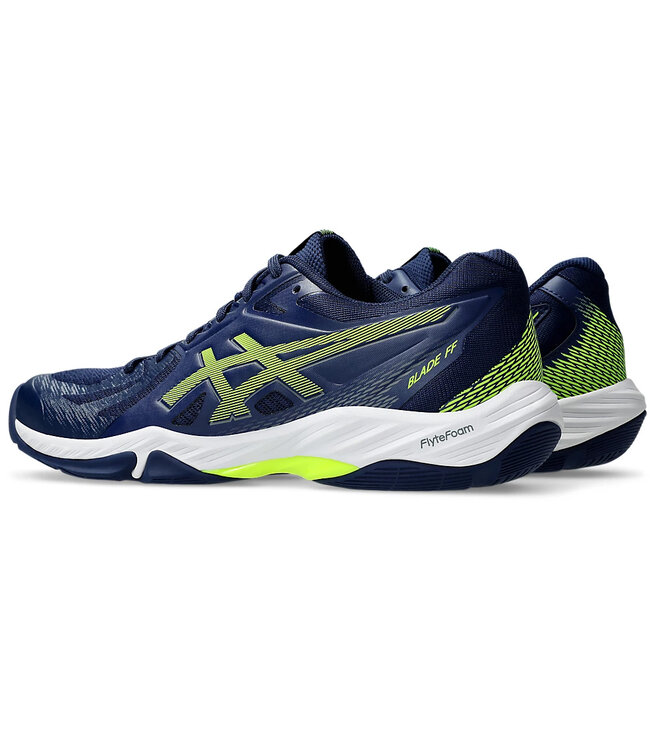 Asics Blade FF Men's Indoor Shoes - Blue Expanse/Safety Yellow @ Lowest Price