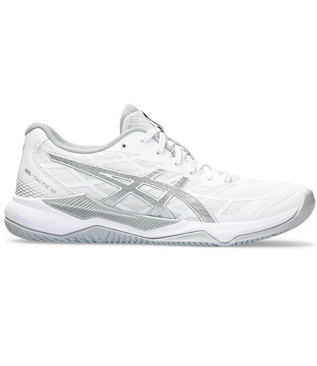 Asics Gel tactic 12 Women's Indoor Shoe -White/Pure silver @ Lowest Price
