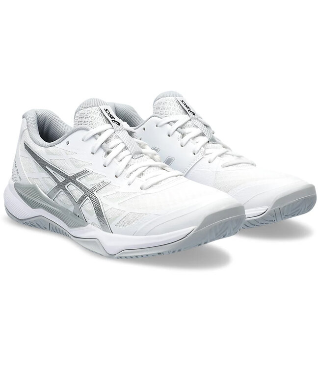 Asics Gel tactic 12 Women's Indoor Shoe -White/Pure silver @ Lowest Price