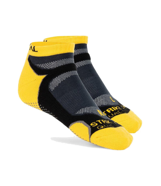 Karakal Mens X4-Trainer Sock - Black/Yellow