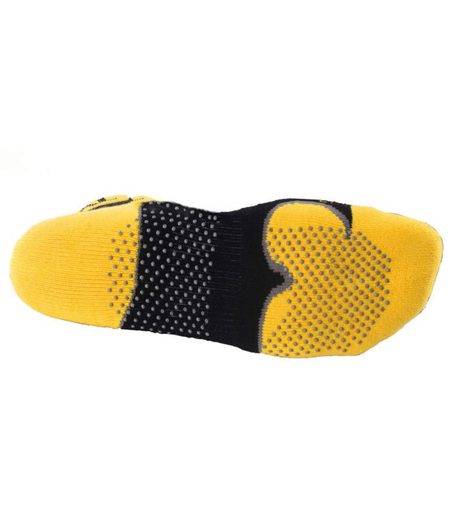 Karakal Mens X4-Trainer Sock - Black/Yellow