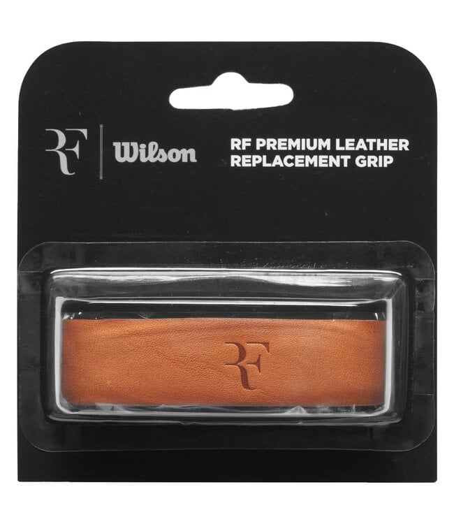 Wilson RF Premium Leather Replacement Grip - Brown