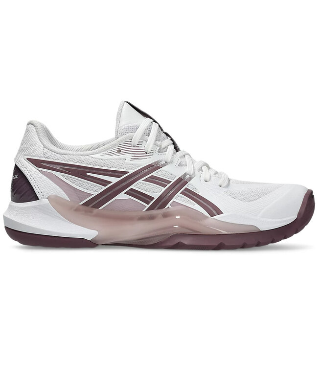 Asics Powerbreak FF Women's Indoor Shoe - White/Dusty Mauve