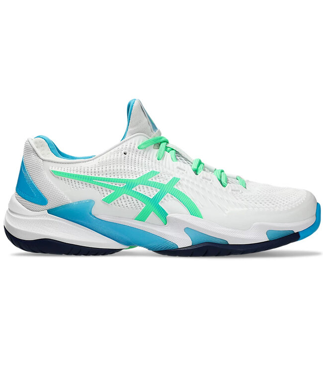 Asics Court FF 3 Men's Tennis Shoes - White/New Leaf