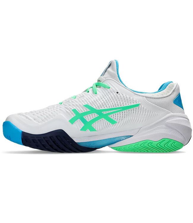 Asics Court FF 3 Men's Tennis Shoes - White/New Leaf