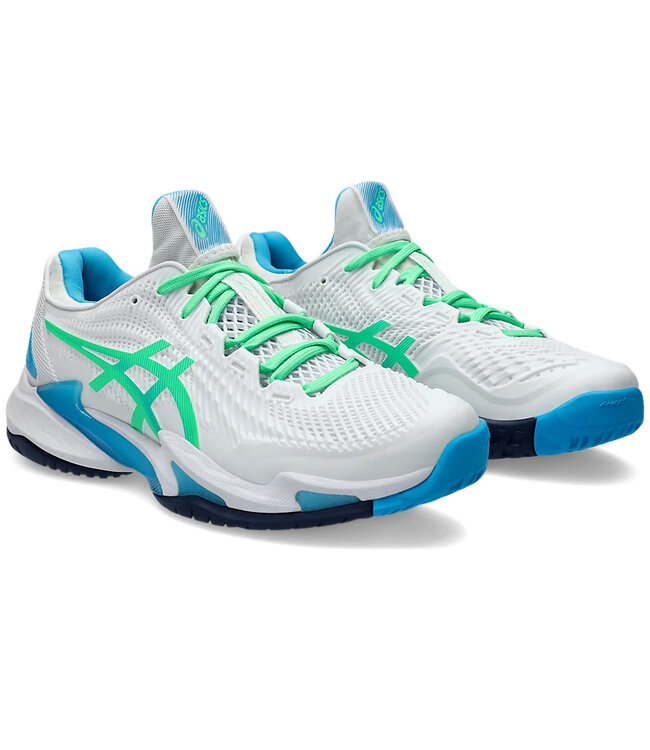 Asics Court FF 3 Men's Tennis Shoes - White/New Leaf