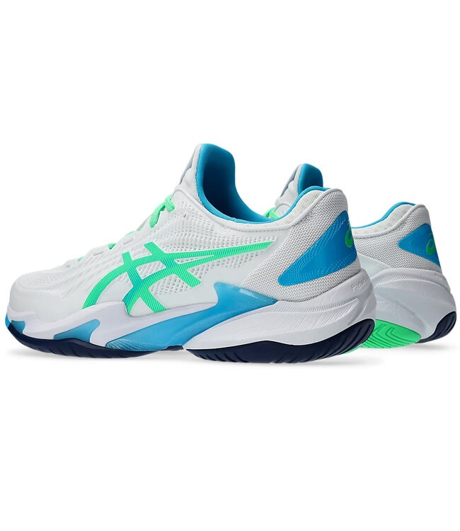 Asics Court FF 3 Men's Tennis Shoes - White/New Leaf