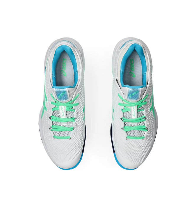 Asics Court FF 3 Men's Tennis Shoes - White/New Leaf