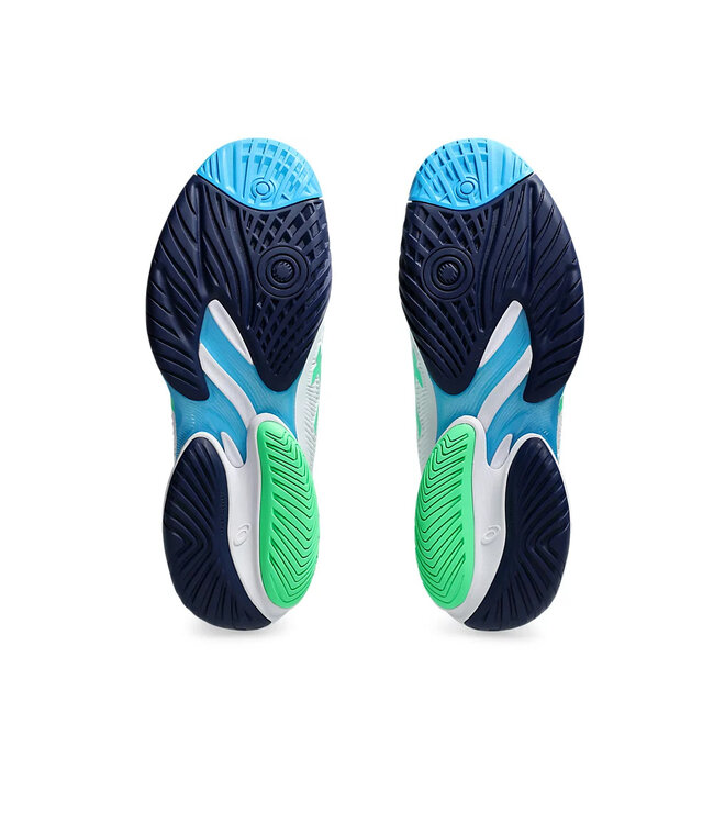 Asics Court FF 3 Men's Tennis Shoes - White/New Leaf