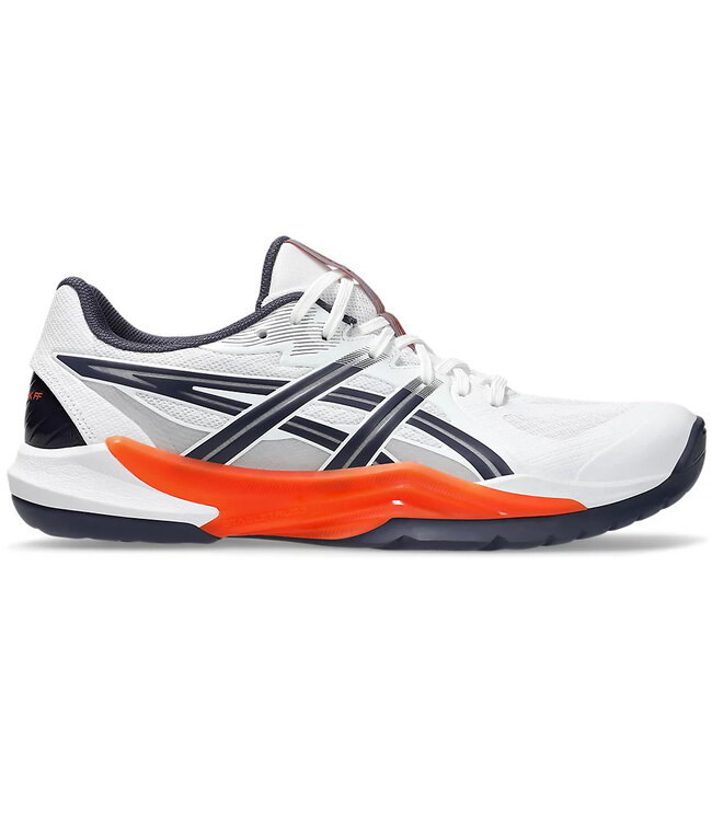 Asics Powerbreak FF Men's Indoor Shoe - White/Nova Orange
