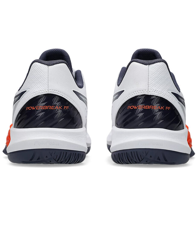 Asics Powerbreak FF Men's Indoor Shoe - White/Nova Orange