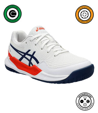 Asics Gel-Resolution 9 GS - White/Blue Expanse