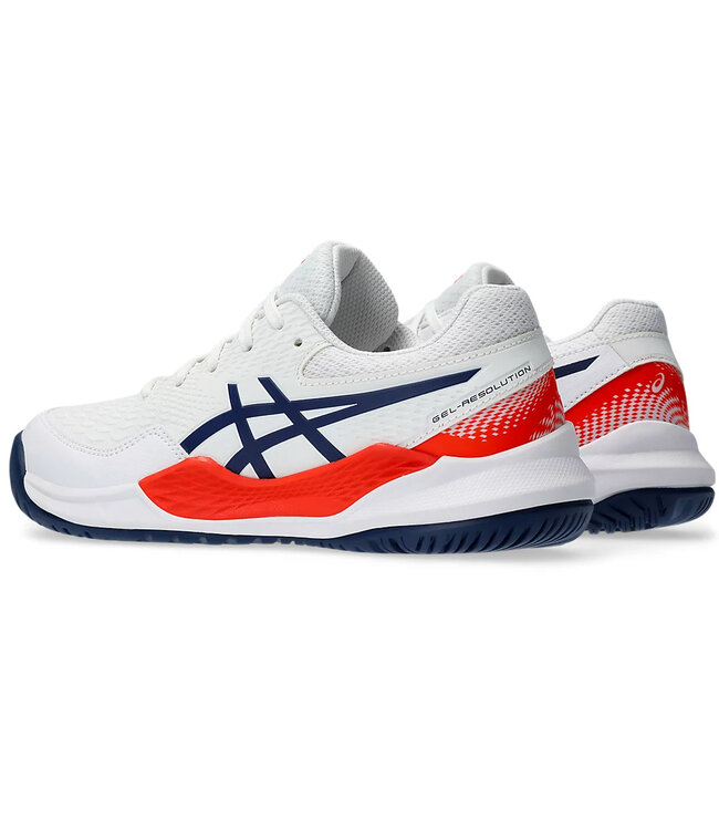 Asics Gel-Resolution 9 GS - White/Blue Expanse