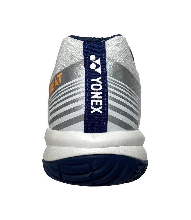 Yonex Power Cushion Strider Beat Men's Indoor Shoe - White/Orange