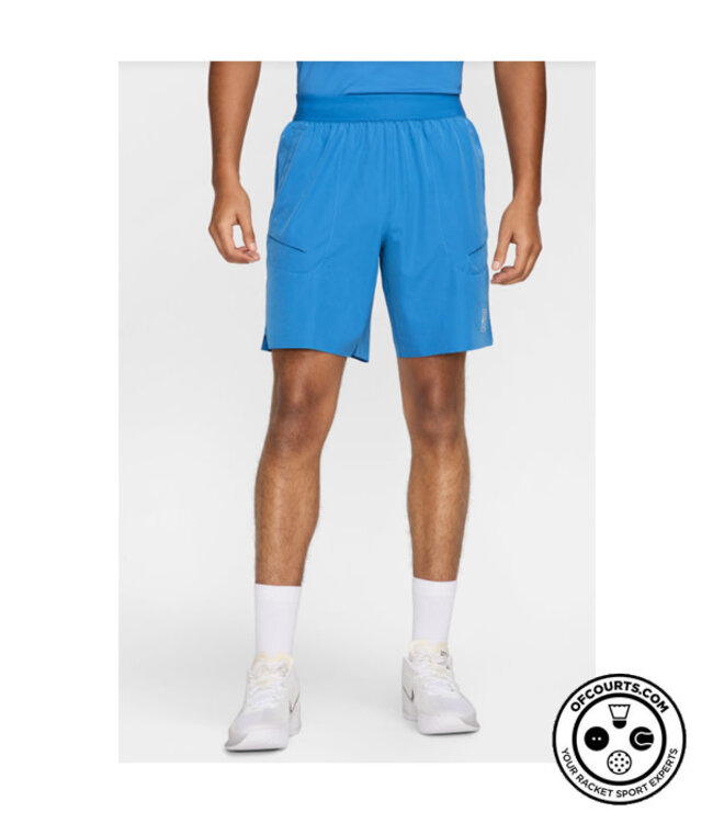 NIke Court DF Advantage 8in Short - Star Blue