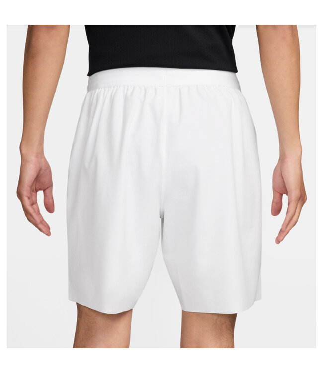 NIke Court DF Advantage 8in Short - White