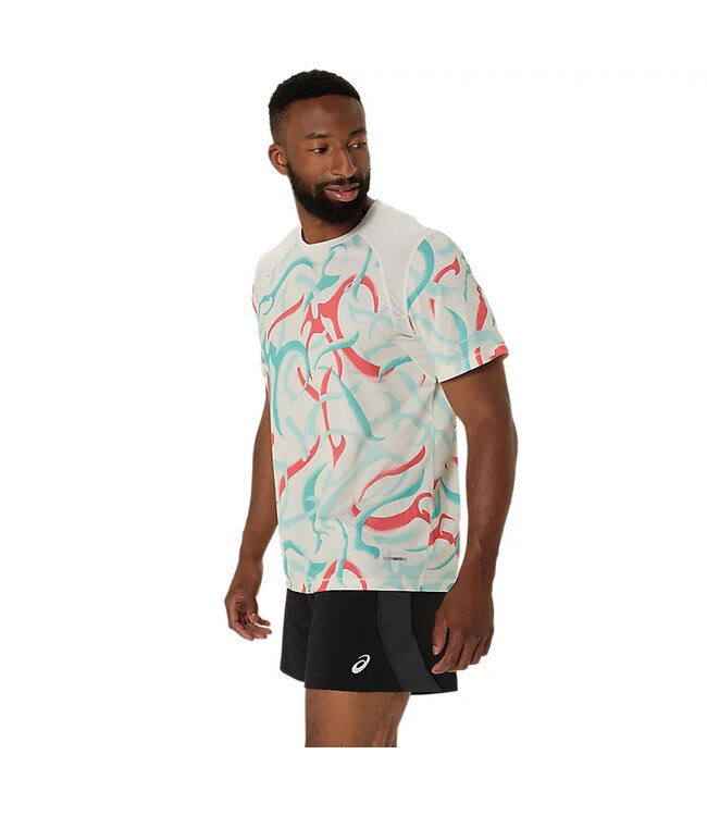 Asics Road All Over Print Short Sleeve Top