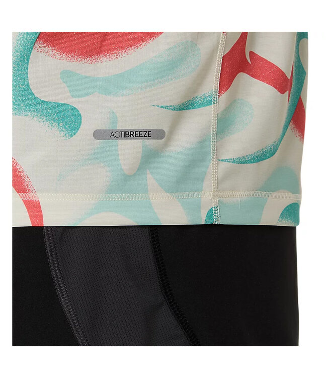 Asics Road All Over Print Short Sleeve Top