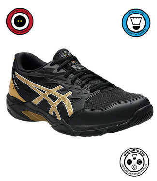 Asics Gel Rocket 11 Wide Men's Indoor Shoe - Black/Piedmont Grey