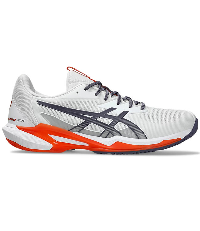 Asics Solution Speed FF 3 Men's Tennis Shoe - White/Greyish Purple