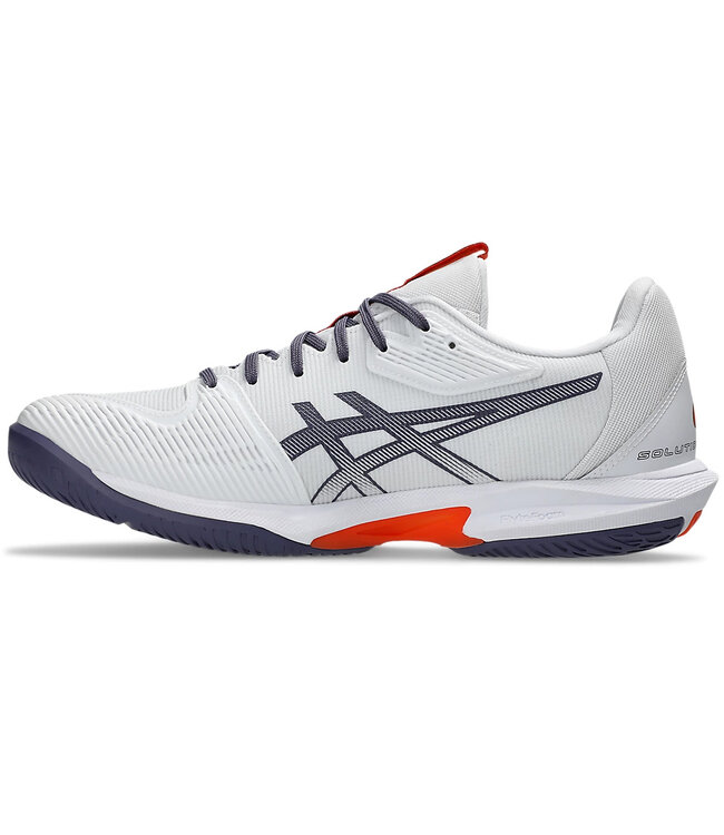 Asics Solution Speed FF 3 Men's Tennis Shoe - White/Greyish Purple
