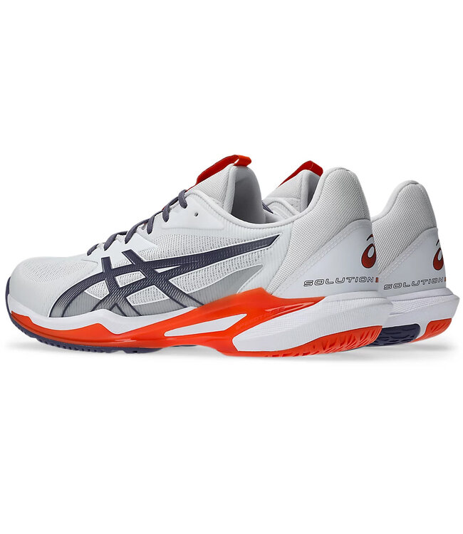 Asics Solution Speed FF 3 Men's Tennis Shoe - White/Greyish Purple