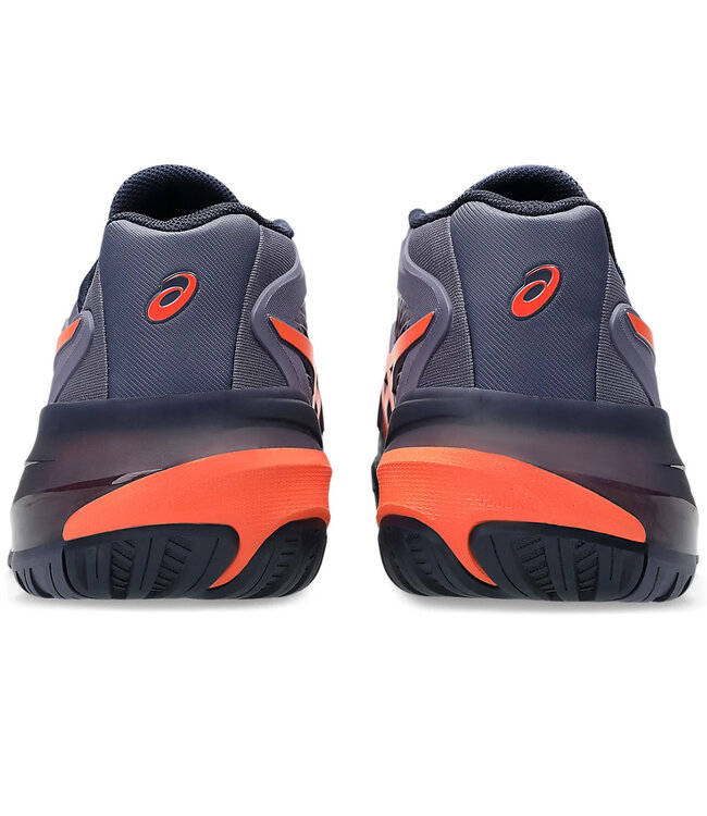 Asics Gel Resolution X Wide Men's Tennis Shoe - Greyish Purple/Nova Orange