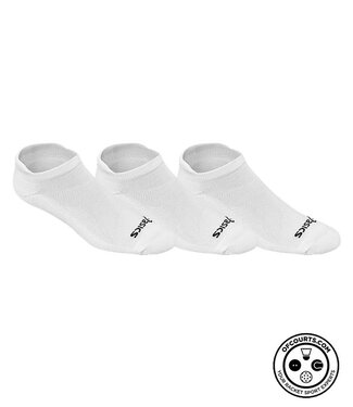 Asics Cushion Low Cut Socks 3 Pack - White