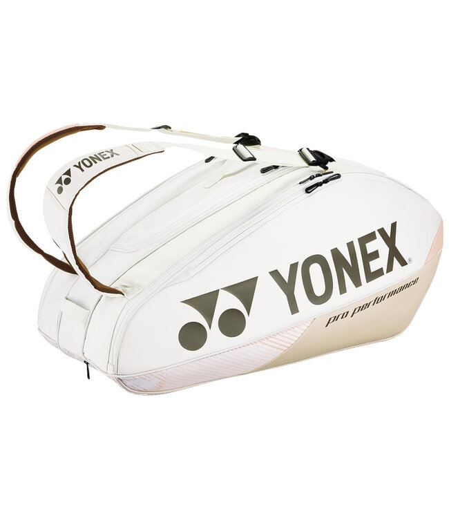 Yonex 92429 Pro Racquet Bag 9 Pack - Sand Beige