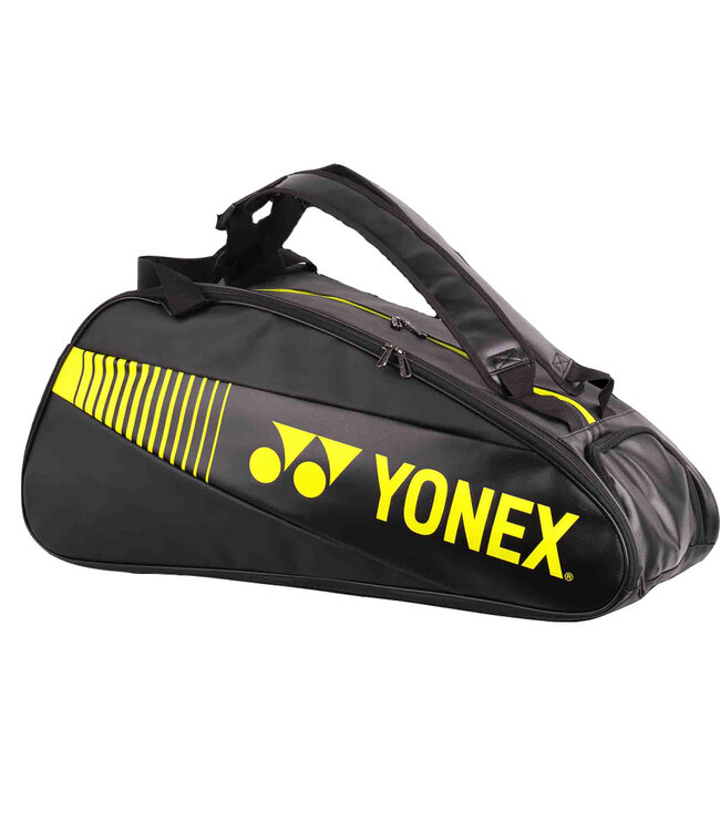 Yonex 82426 ACTIVE Racket Bag 6Pack - Black/Lime Green