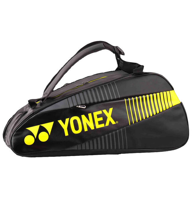 Yonex 82426 ACTIVE Racket Bag 6Pack - Black/Lime Green