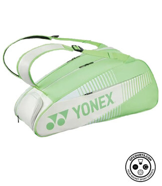 Yonex 82426 ACTIVE Racket Bag 6Pack - White/Green