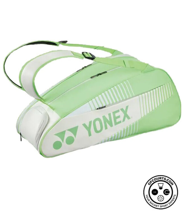 Yonex 82426 ACTIVE Racket Bag 6Pack - White/Green