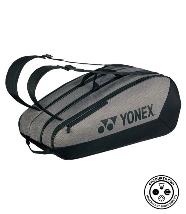 Yonex 42529 Team Racket 9 Pack Tennis Bag - Gray/Black