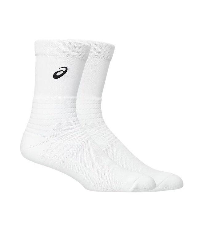 Asics Resolution Crew Socks - White