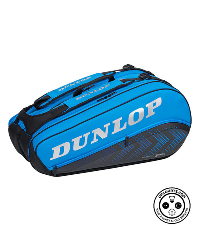 Dunlop FX Performance 8 Pack Racquet Bag - Blue/Black
