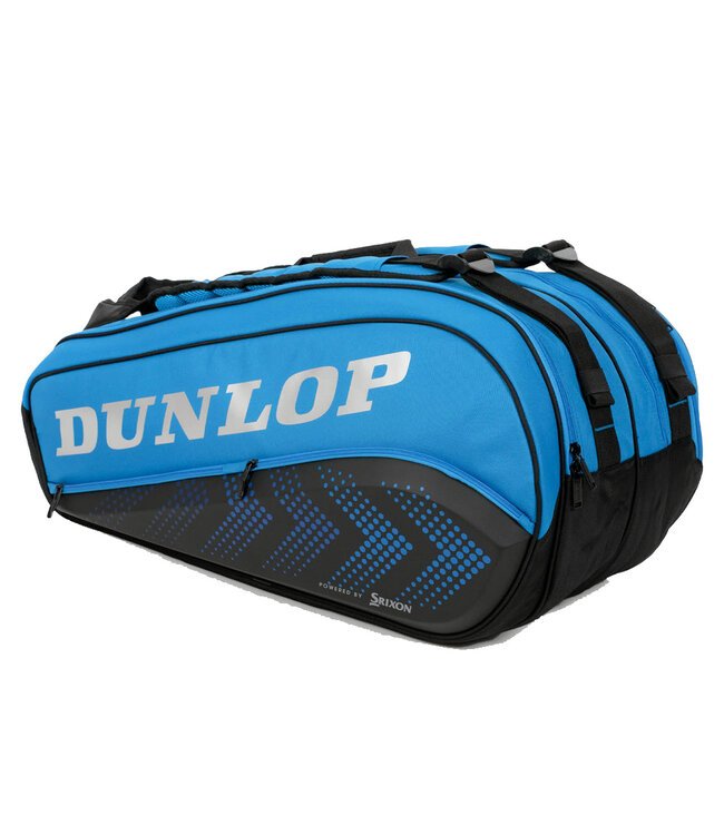 Dunlop FX Performance 8 Pack Racquet Bag - Blue/Black