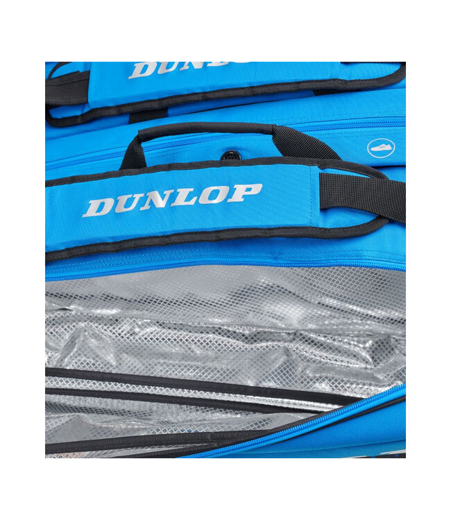 Dunlop FX Performance 8 Pack Racquet Bag - Blue/Black