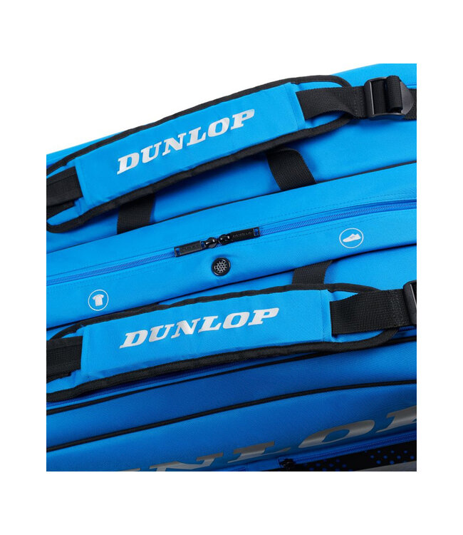 Dunlop FX Performance 8 Pack Racquet Bag - Blue/Black