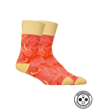 Asics Nimbus Crew Socks - Coral Reef/Papaya