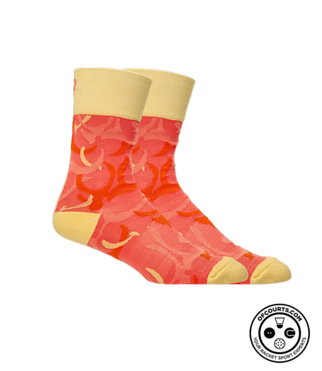 Asics Nimbus Crew Socks - Coral Reef/Papaya
