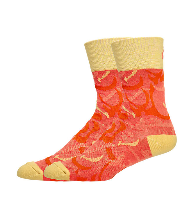 Asics Nimbus Crew Socks - Coral Reef/Papaya