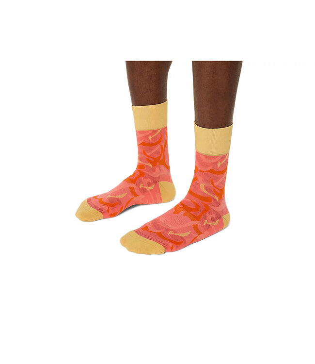 Asics Nimbus Crew Socks - Coral Reef/Papaya