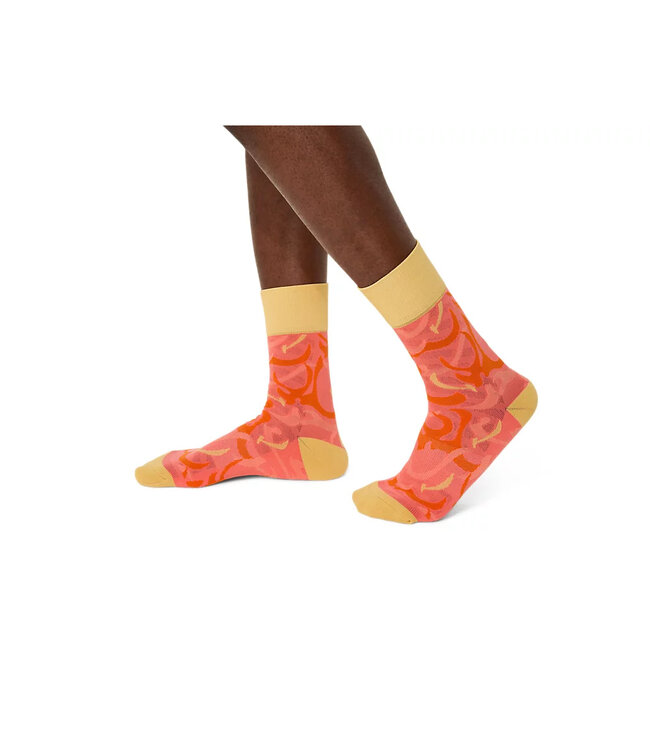 Asics Nimbus Crew Socks - Coral Reef/Papaya
