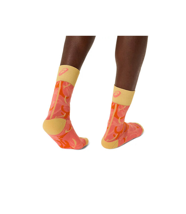 Asics Nimbus Crew Socks - Coral Reef/Papaya