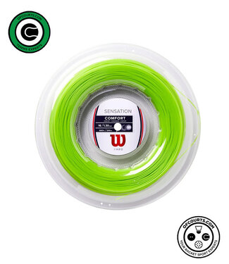 Wilson Sensation 16 Tennis String Reel - Neon Green