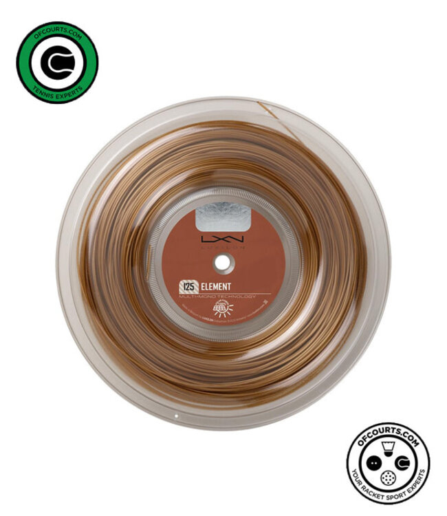 Luxilon Element 125 Tennis String Reel - Bronze