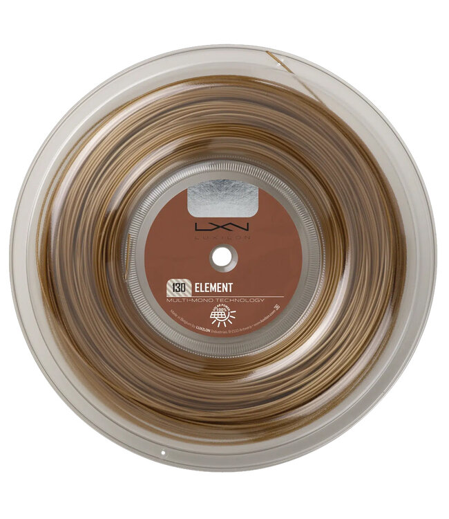 Luxilon Element 130 Tennis String Reel - Bronze @ Lowest Price